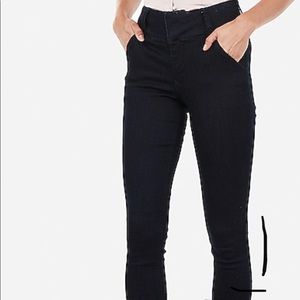 High waisted denim perfect waistband leggings